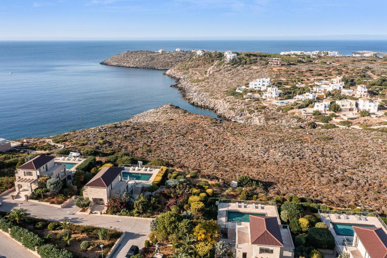 Magnifique Villa Avec Piscine Au Bord De Mer Chorafakia Eksteriør bilde