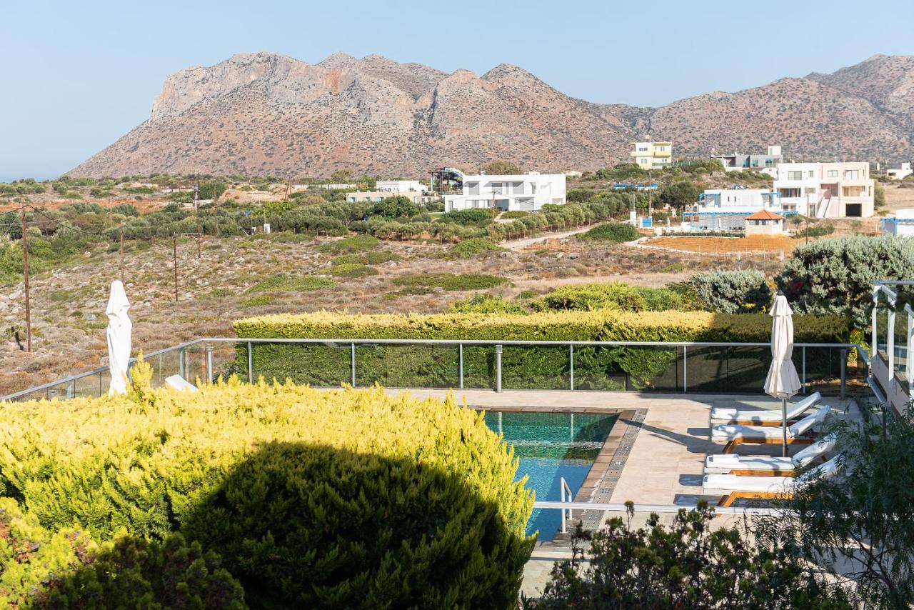 Magnifique Villa Avec Piscine Au Bord De Mer Chorafakia Eksteriør bilde