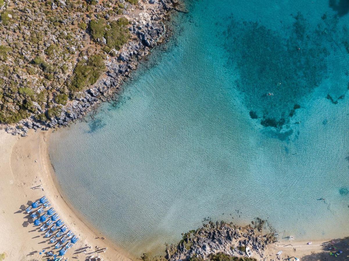 Magnifique Villa Avec Piscine Au Bord De Mer Chorafakia Eksteriør bilde